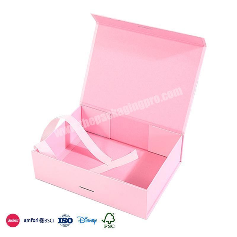 Online Shop Hot Sale Colorful Hard Material Waterproof Tape Ribbon Designfolding gift packaging box