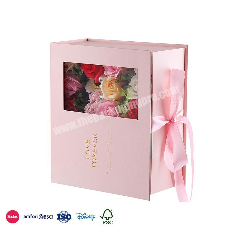 Online Shop Hot Sale Flower compartment design with small rectangular opening 2022 mother gift box valentine