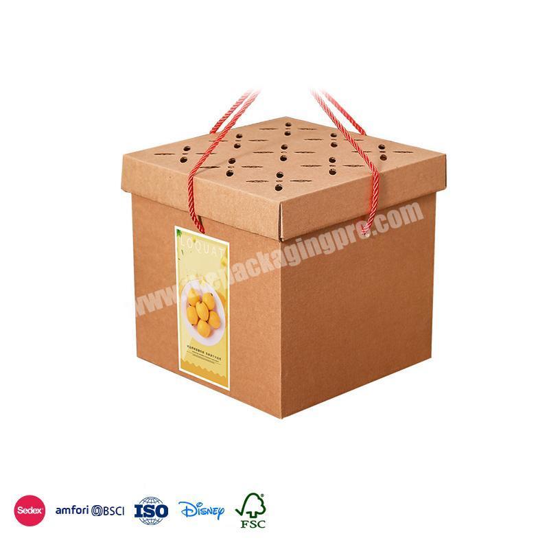 Online Shop Hot Sale Personalized minimalist design can be customized in different shapes fruit picking box factory