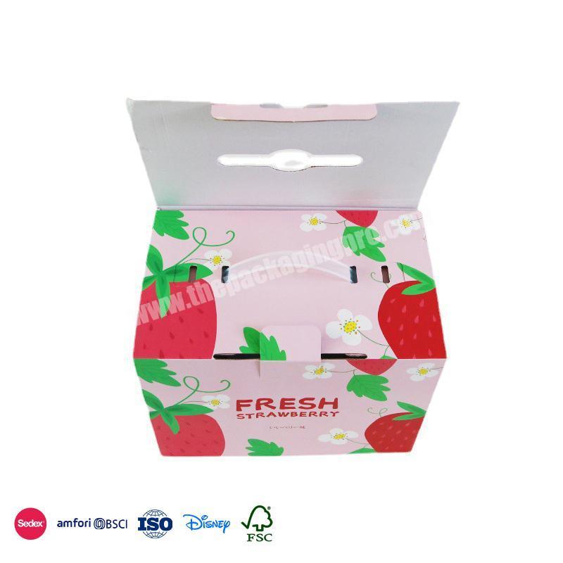 Online Shop Hot Selling With plastic retractable bracelet fruit vegetable carton packing box for strawberry