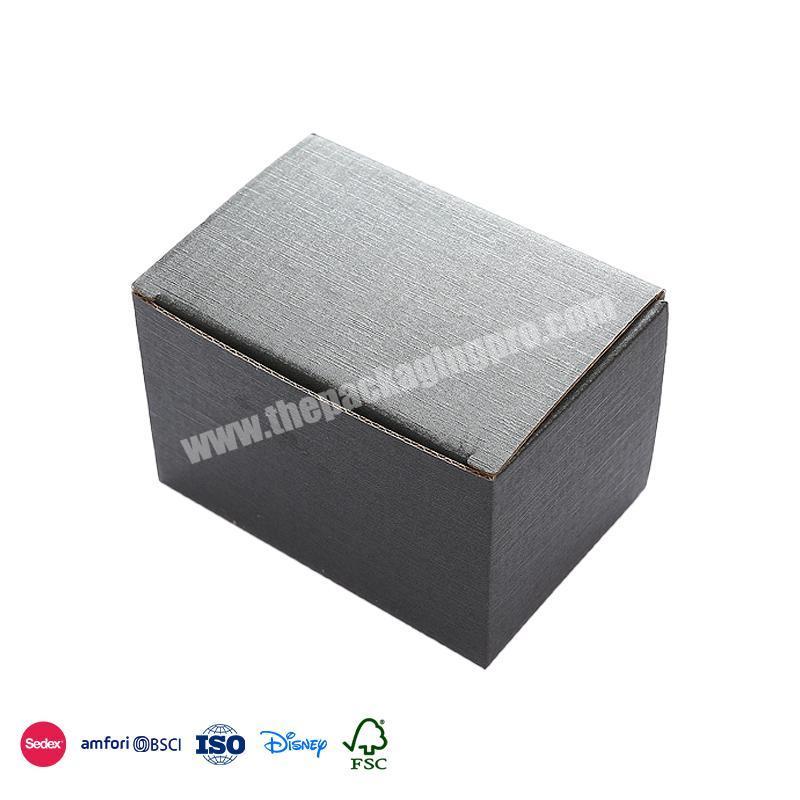 Online Shop Hot Selling dark matte surface design cheap personalized small gift packaging box for chocolate