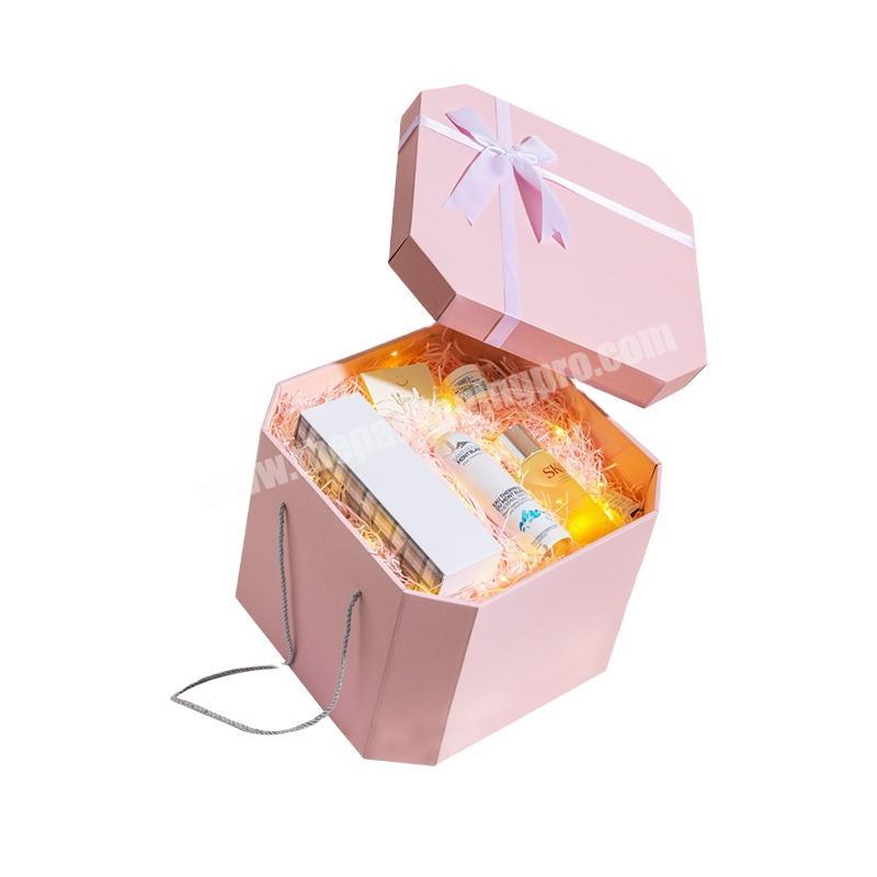 Outdoor Christmas Presents Foldable Box Wedding Favour Bridal Big Gift Box With Lids Christmas Surprise Gift Box