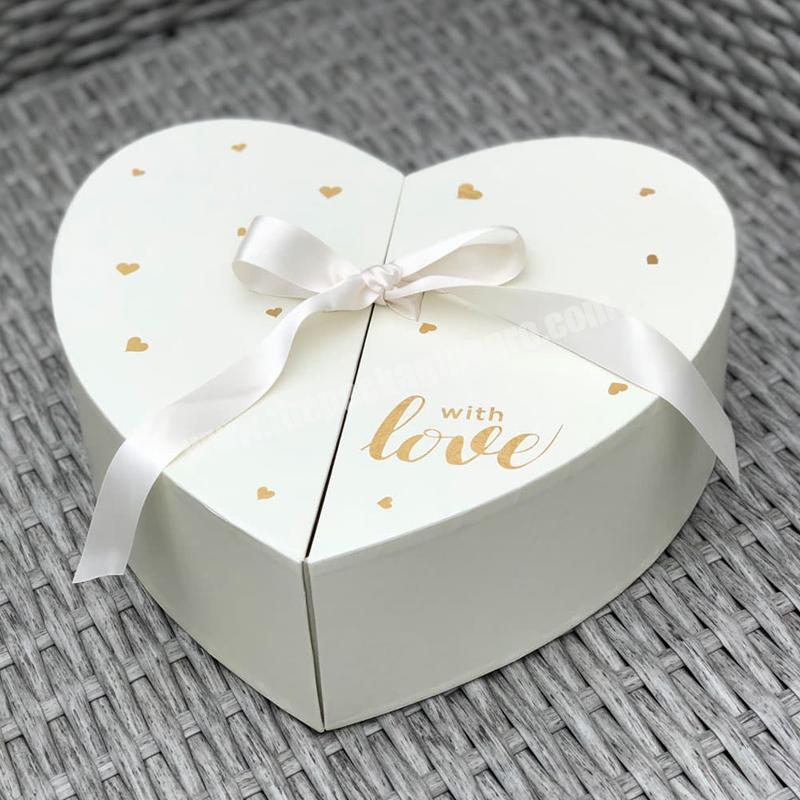 Packaging chocolate flower specifications valentine heart shaped box wholesale luxury paper big box flowers heart manufacturer