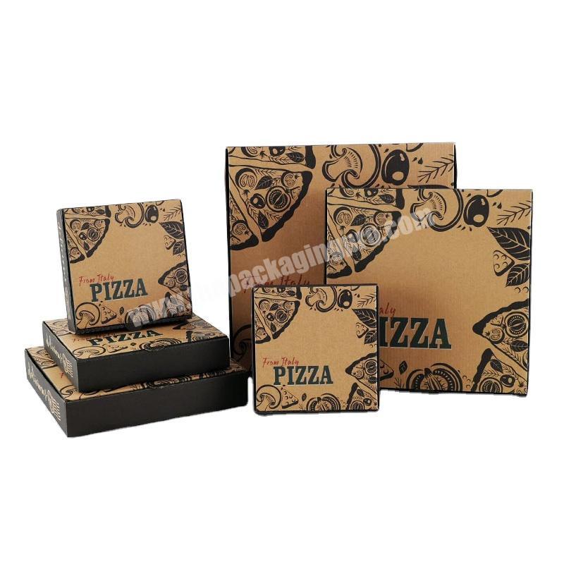 Paper food packaging personalized design factory direct empty storage 16 inch corrugated custom pizza box wholesale