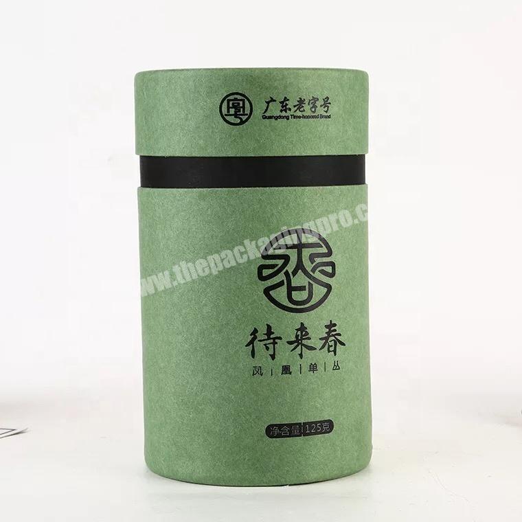 Paper tea tube boxes with foil paper inside factory