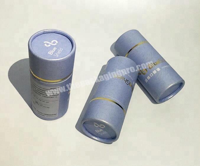 personalize Paper tea tube boxes with foil paper inside