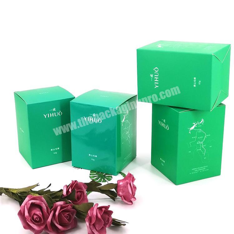 Personalized Tea Boxes Suppliers Color Paper Box Green Tea Packaging Box