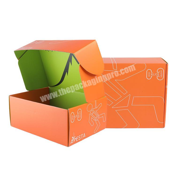 Personalized custom mailer boxes kraft rigid corrugated shipping box for clothes cap hat shoe purse book packing