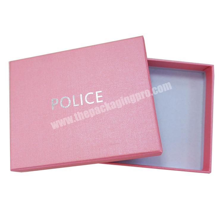 Pink color  printed recycled custom clothes box packaging cardboard boxes for products