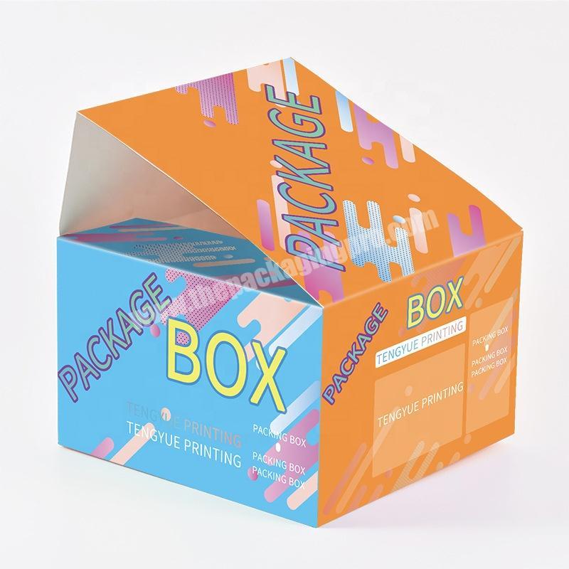 Printed foldable aircraft box drawer box product packaging color carton customization