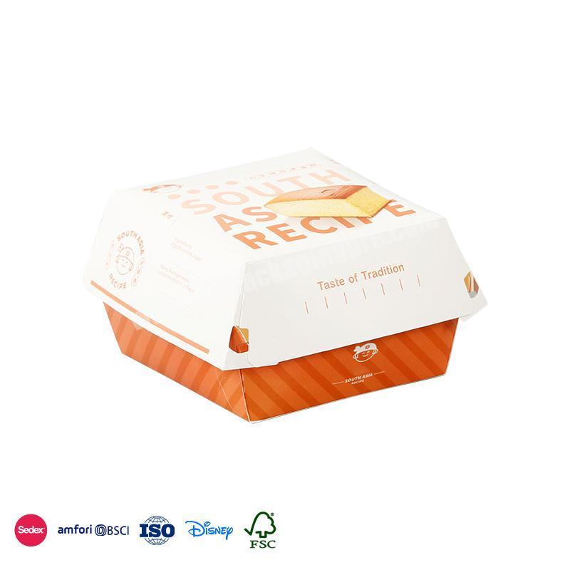 Professional Supplier Colorful healthy food material with food icons fast food takeaway box biodegradable