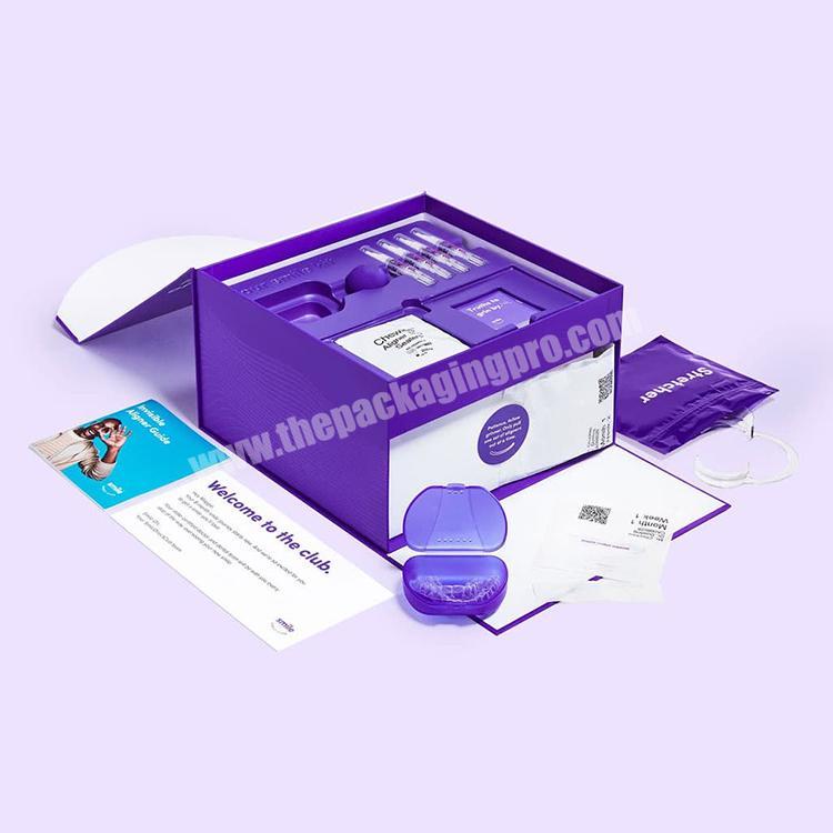 Purple boxes purple shipping boxes custom logo  eco-friendly mailing box purple