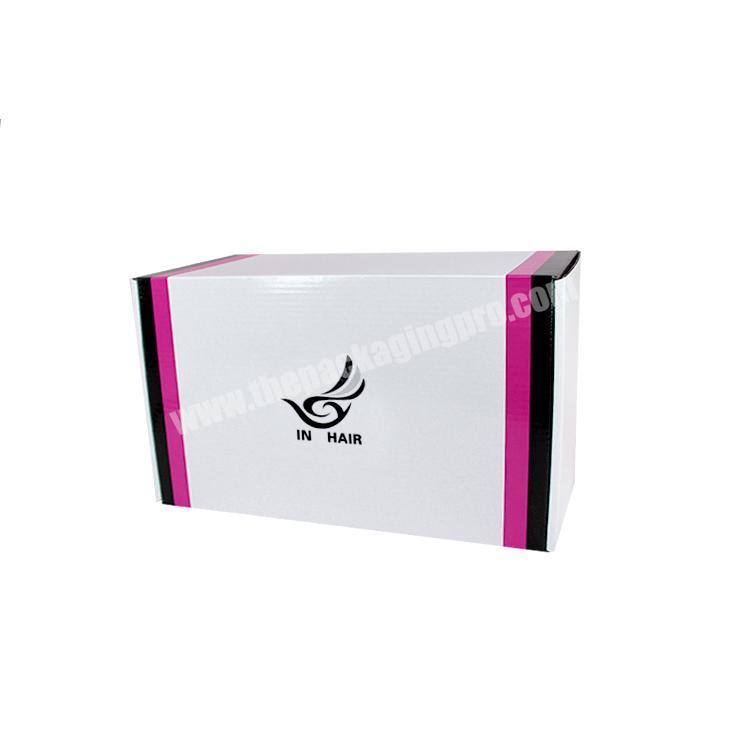 Qingdao Custom Printing Virgin Cuticle Aligned Hair Packaging Box