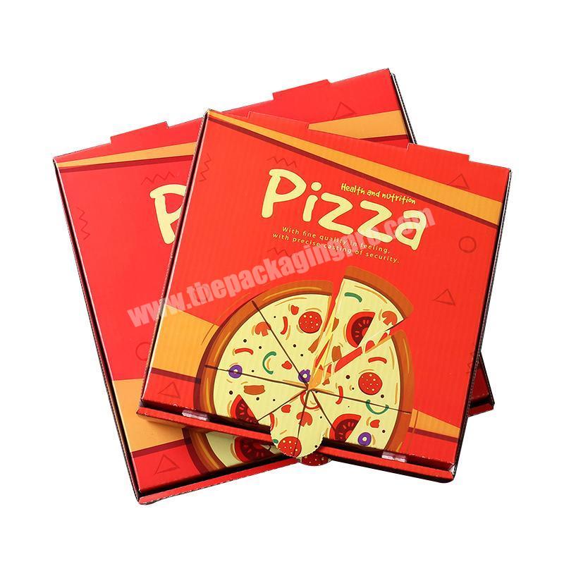 REYOUNG Manufacturers of 30cmx30cm 11inches China Red Restaurant Take out Corrugated Italy Pizza Box