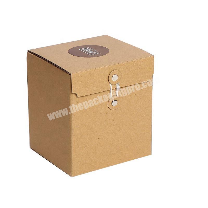 Rectangular Shape Custom Logo Food Grade Craft Kraft Honey Jar Gift Packaging Honey Paper Box