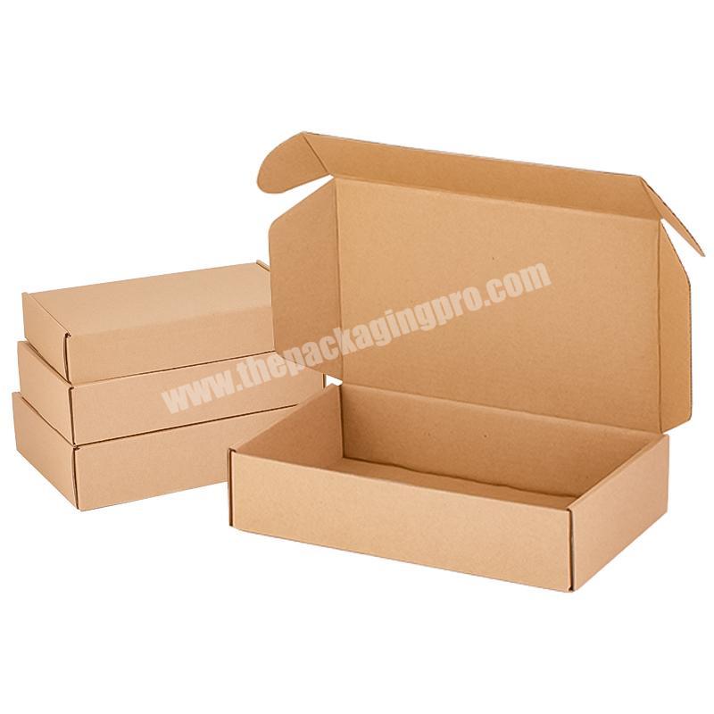 Recyclable Carton Box Corrugated Mailer Cloth Packaging Mailer Boxes For Business