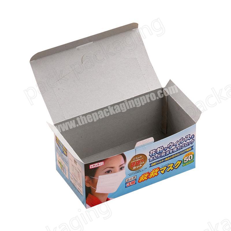 Recyclable and Compostable Cardboard Surgical Face Mask Paper Packaging Box