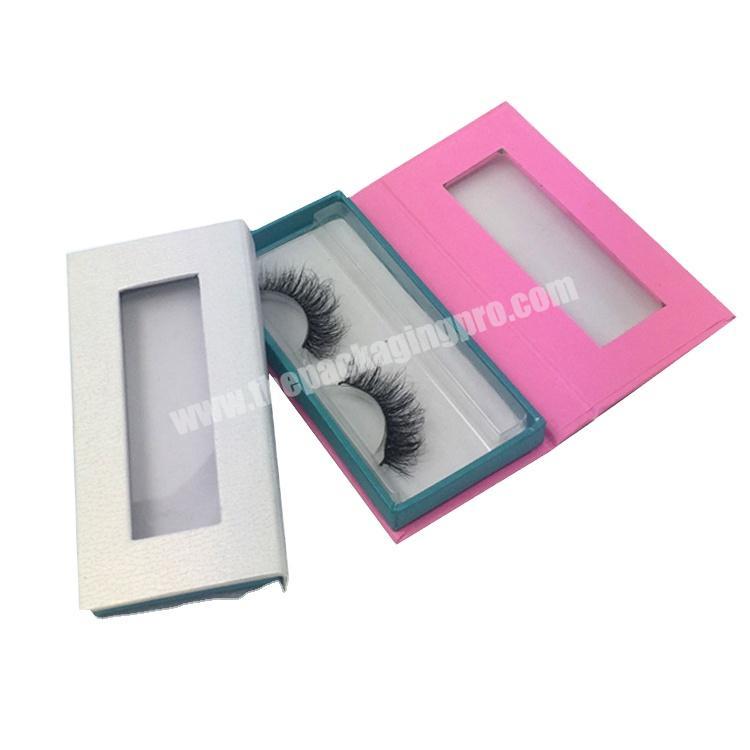 Recyclable empty cosmetic magnetic unique eyelash cute packaging box elegant style eyelash boxes custom logo packaging