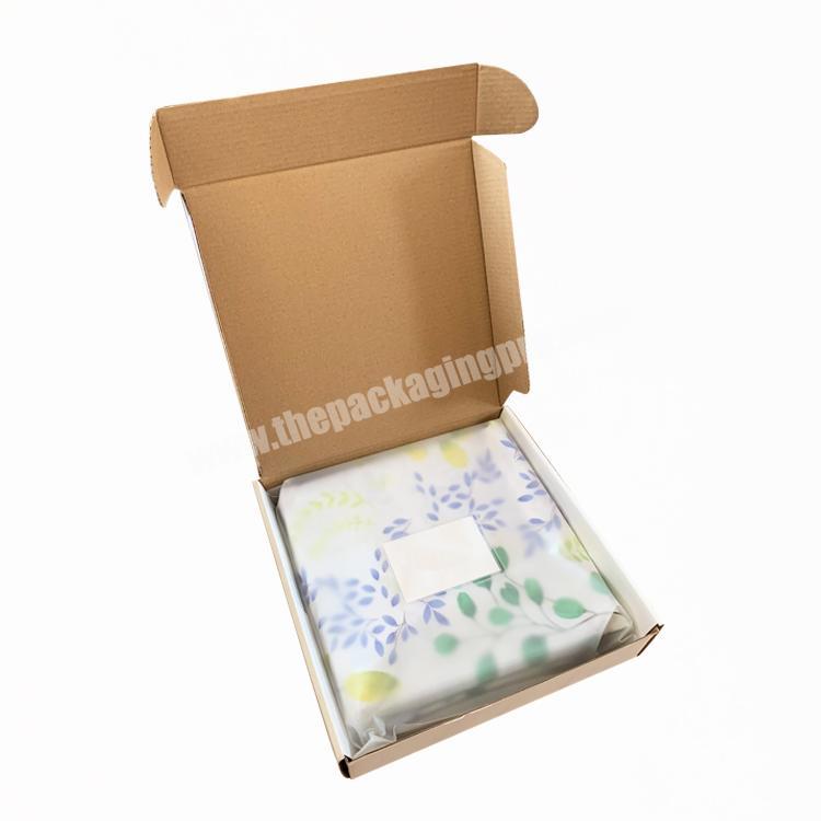 Recycle White Foldable Quilt Cover Bed Sheet  Corrugated Shipping Boxes