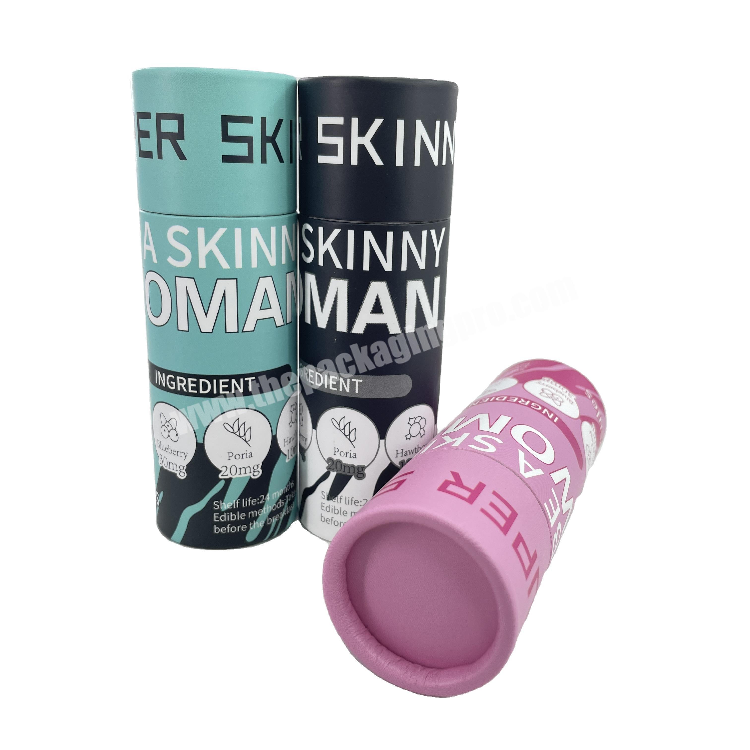 Recycled Cardboard Lipstick Packaging Cosmetic Container Deodorant Kraft Paper Tubes