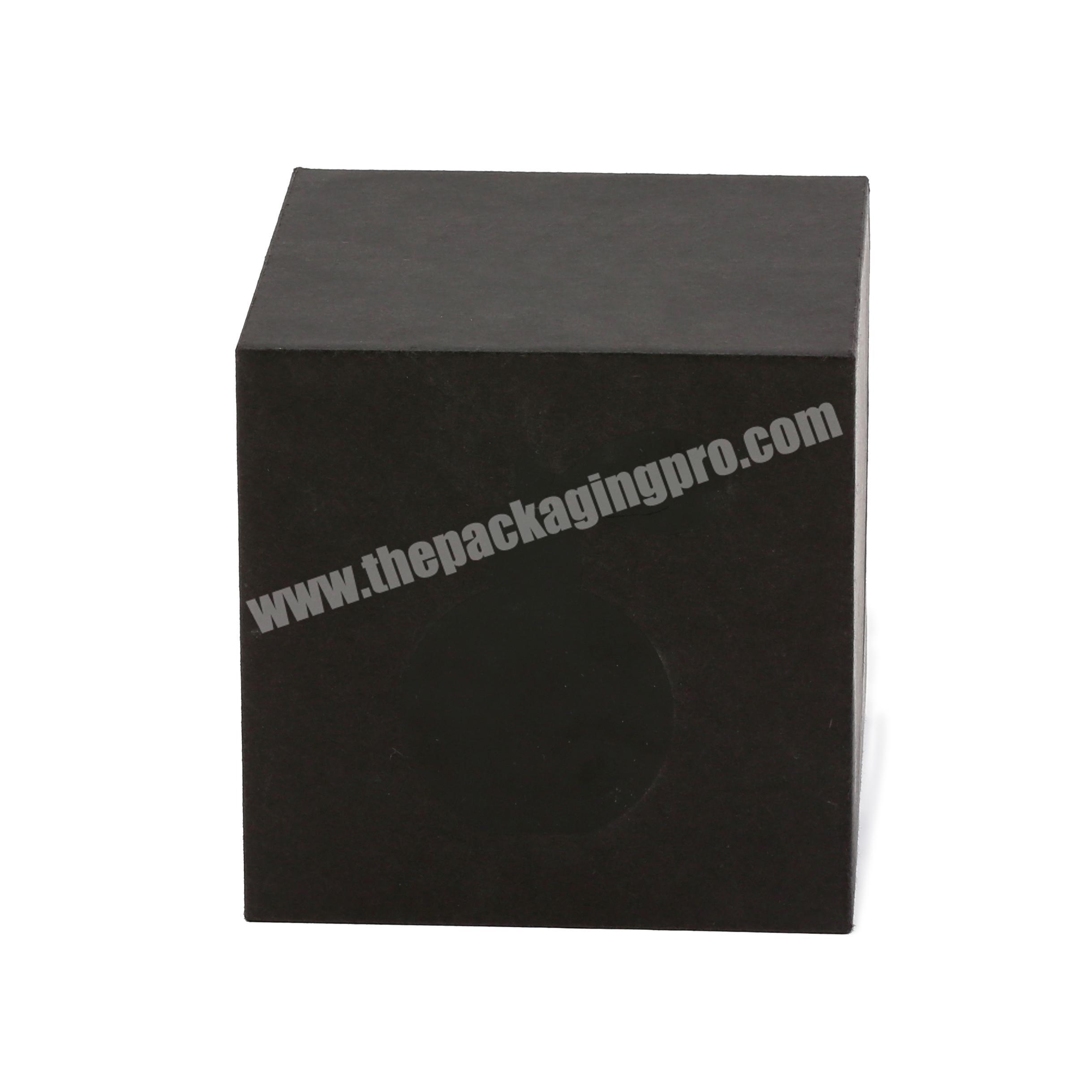 Rigid box with ribbon closure made by China packaging factory