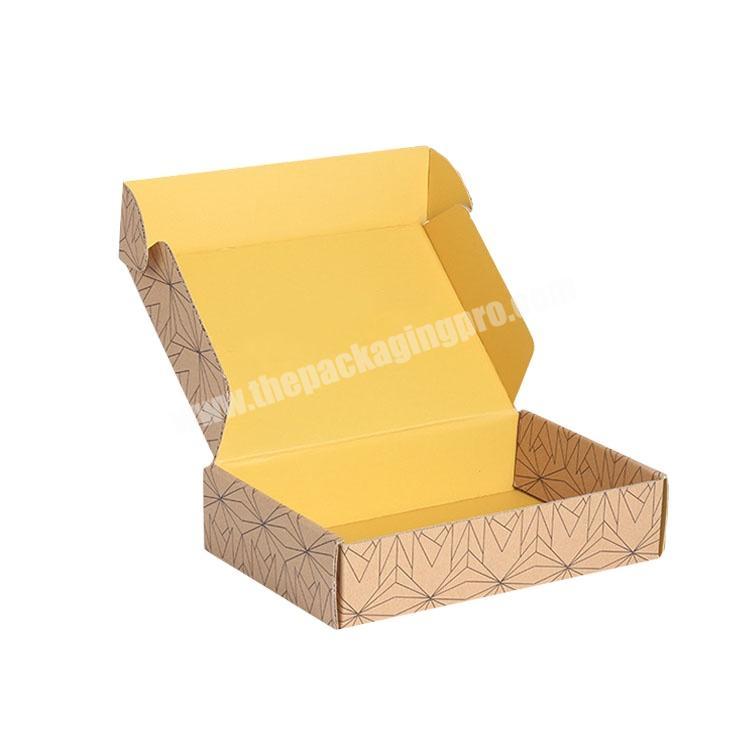 Rigid cardboard luxury gift cosmetic shipping corrugated paper box packaging wholesale mailer corrugated box custom