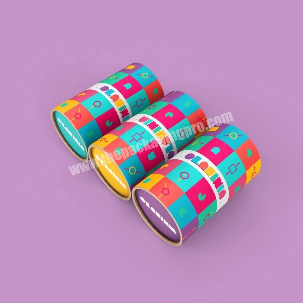 Round paper tube boxes for pencil packing