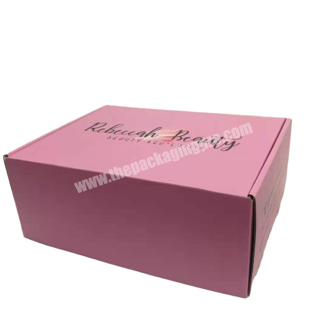 SENCAI luxury corrugated packaging boxes for cosmetics paper boxes with logo