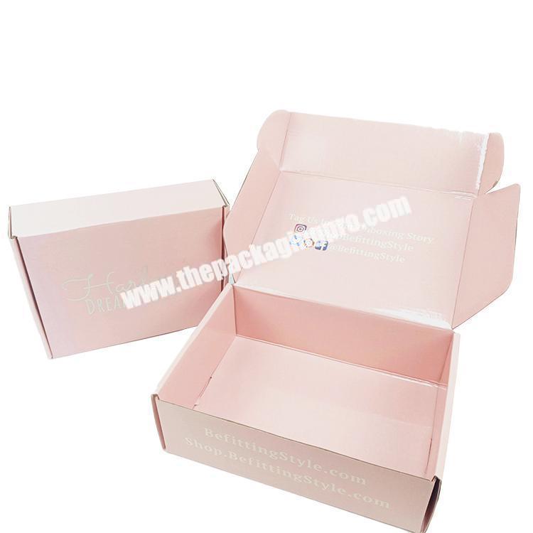 Sencai custom printed design paper corrugated box for lingerie packaging