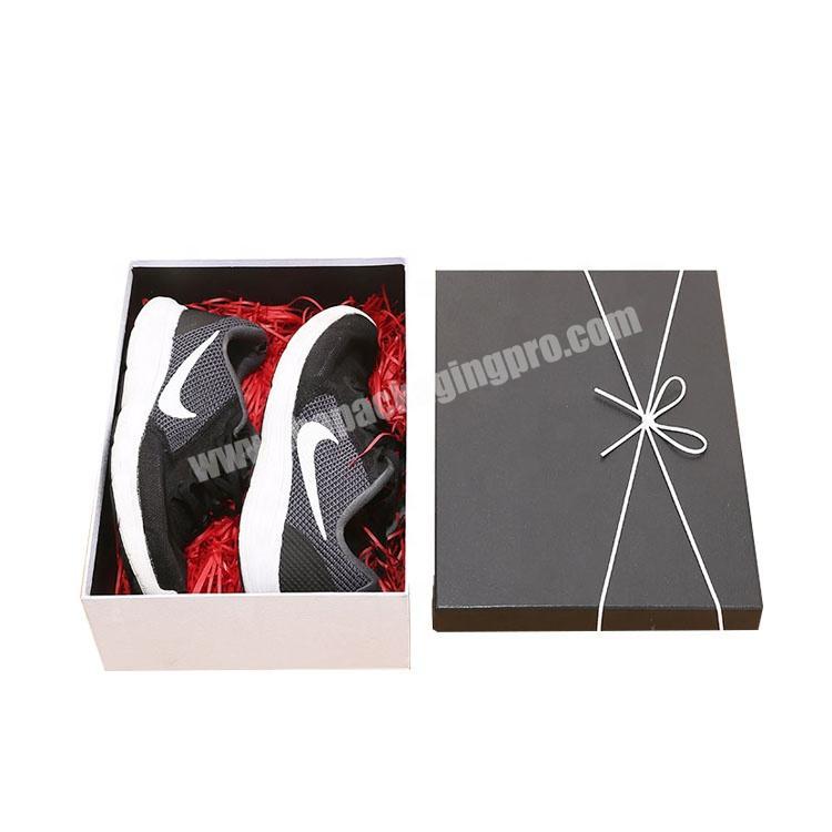 Shoes strong Boxes clear shoe box skirt righd boxes with custom logo hot stamping gift boxes with logo ptrinting
