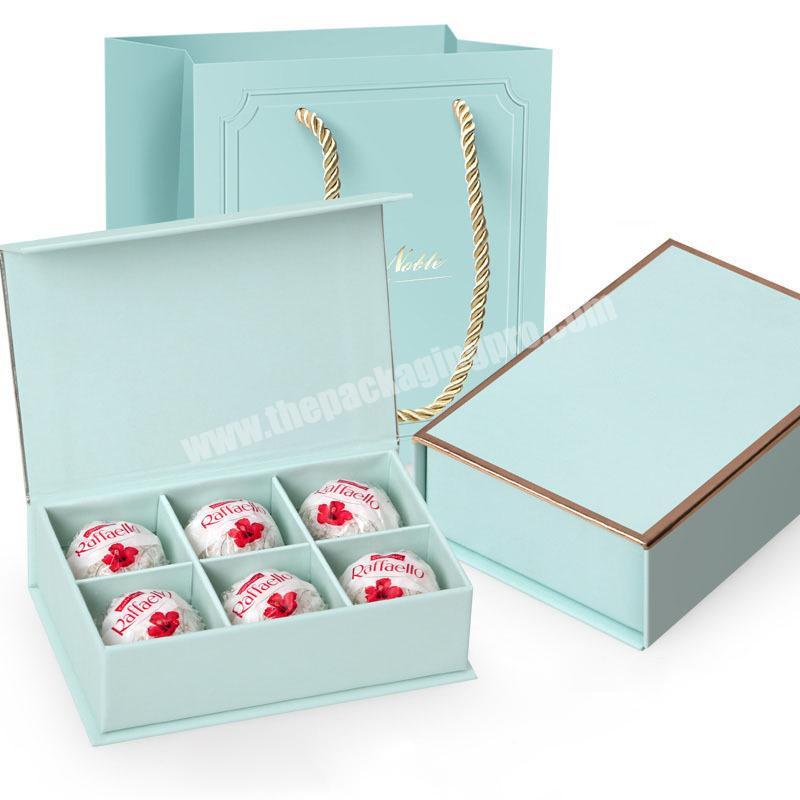 Small Luxury Chocolate Packaging Gift Boxes With Dividers, Custom Mom Gift Packing Box With Dividers