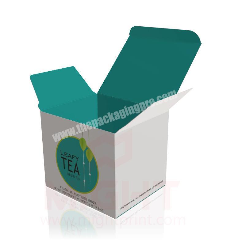 Tea Paper Packaging Box Manufacturer Personalized Tea Bag Paper Box