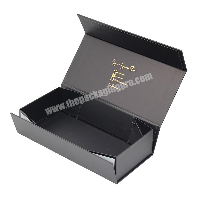 The factory custom-made clamshell gift box cosmetic paper box high-end magnetic box