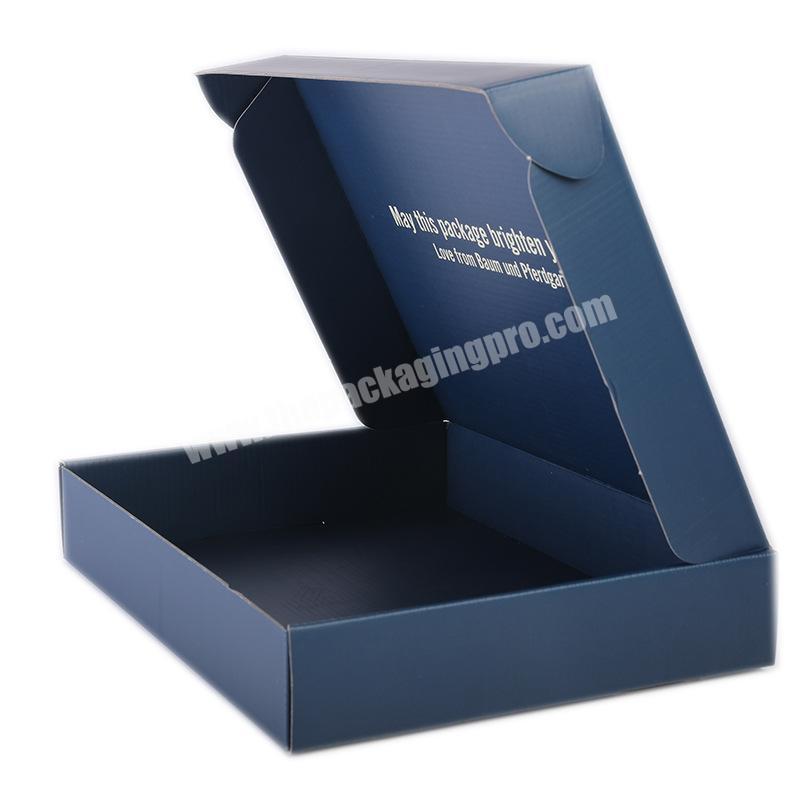 Top Supplier Custom Logo Design Hair Extensions Corrugated Shipping Boxes Underwear Sock Packaging Mailer Boxes