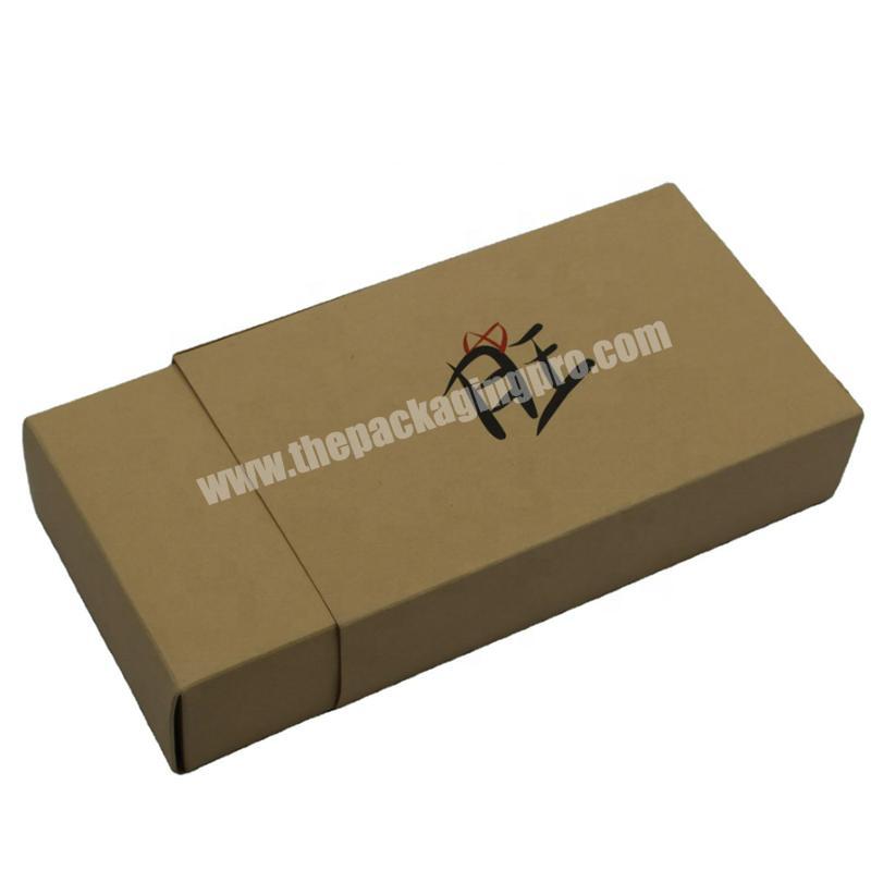 Underwear socks drawer kraft paper gift box packaging box custom silk stockings pull packaging box
