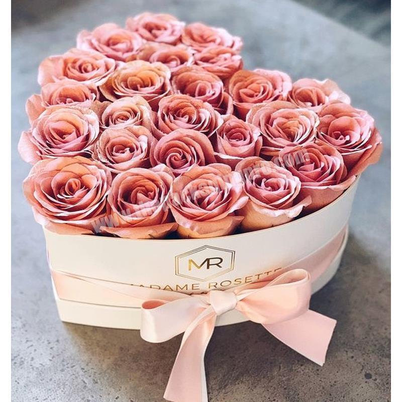 Unique design i love you roses box packaging flower rose box for roses  custom luxury caroboard