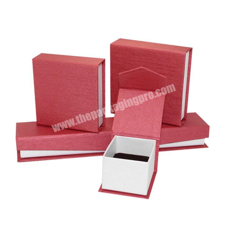 Valentin Designer Boxes With Bag Guangzhou Black Magnetic Premium Jewelry Gift Box Set