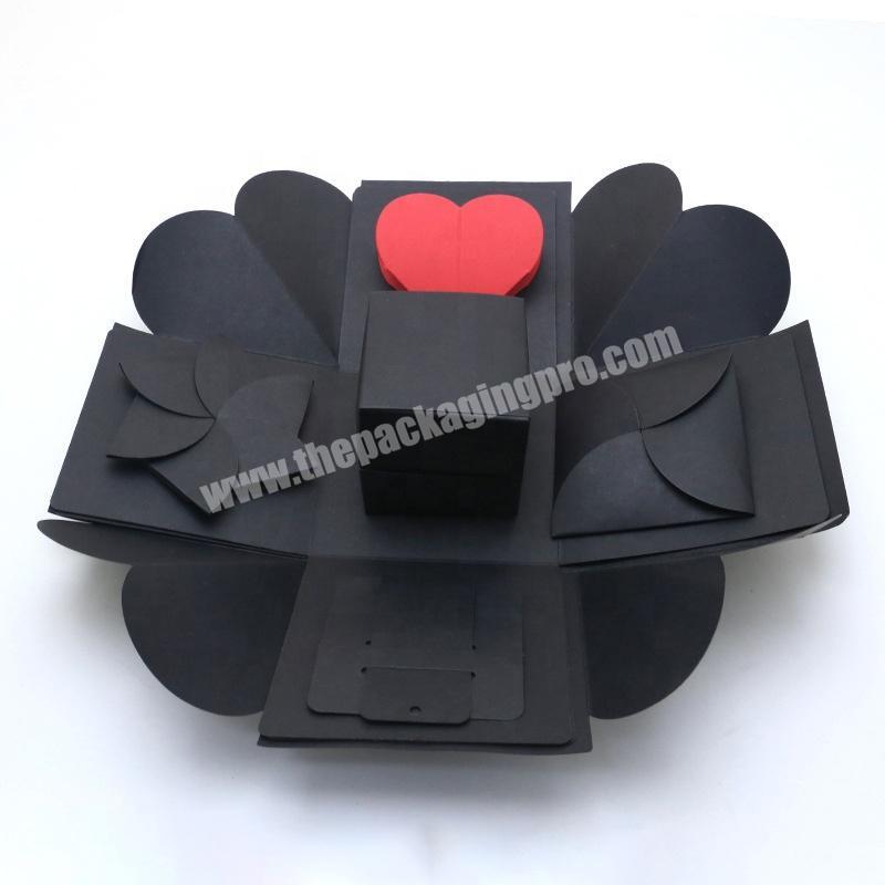 Valentine's Day Surprise Box Explosion Box Packaging Gift Polygon Creative Gift Box