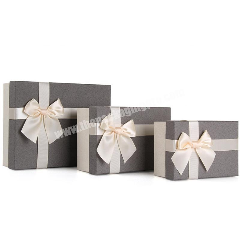Valentine's Day gift box heaven and earth cover exquisite bow packing box