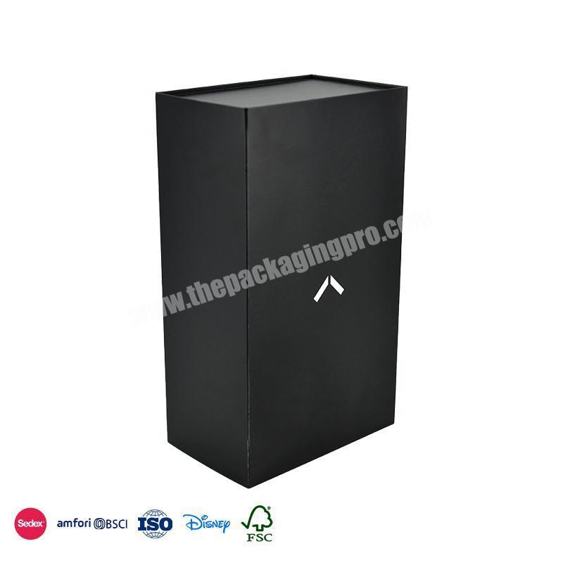 Welcome To Inquiry Price Custom Black minimalist inner and outer band logo design folding box for camping