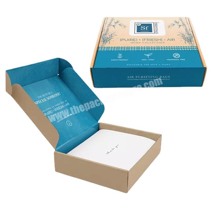 Wholesale Colorful Logo Printing Product Packaging Corrugated Custom Mailer Box Corrugated Board Box