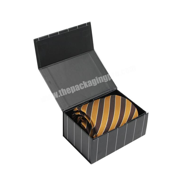 Wholesale Custom Clothing Packaging Cardboard Rigid Necktie Gift Packaging Paper Box