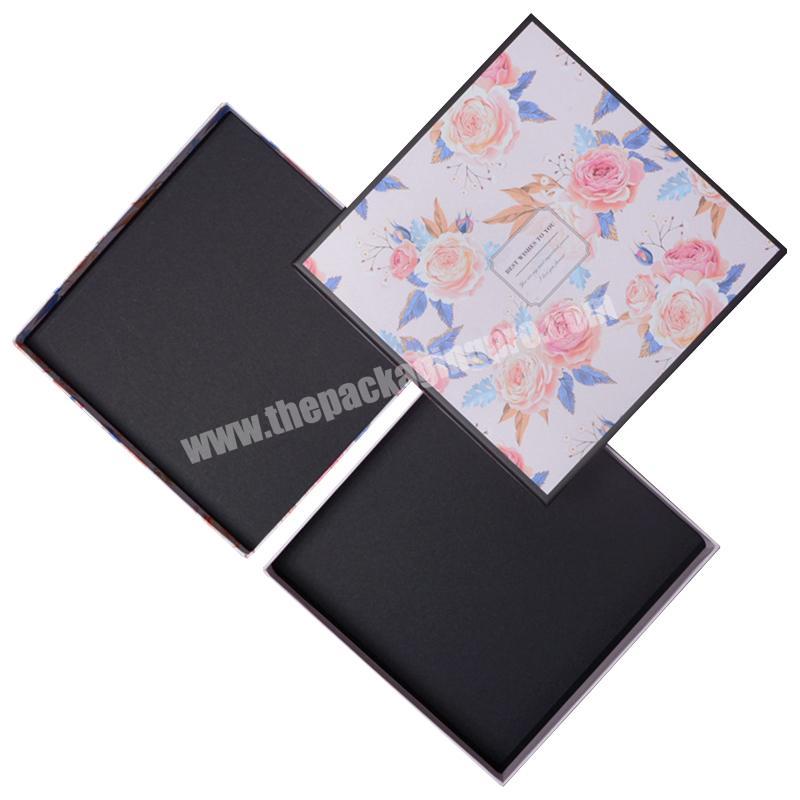 Wholesale Custom Logo Empty Rigid Cardboard Material Square Silk Scarf Box Square Shape Special Design Custom Paper Gift Box