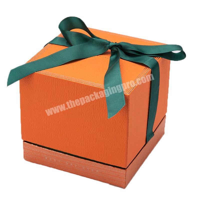 Wholesale Custom Logo Lid and Bottom Design Candle Gift Set Packaging Rigid Box