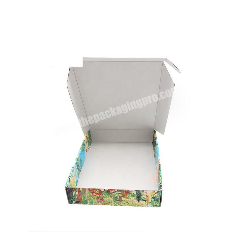 Wholesale Custom Logo Print Recycle Foldable Cardboard Corrugated Shipping Box
