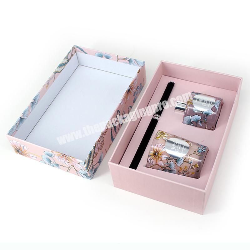Custom Luxury Cardboard Paper Candle Jar Gift Boxes Packaging With Lid