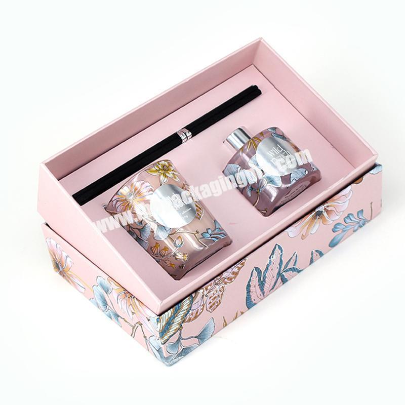 Wholesale Custom Luxury Rigid Cardboard Lid and Base Aromatherapy Candle Gift Box Packaging