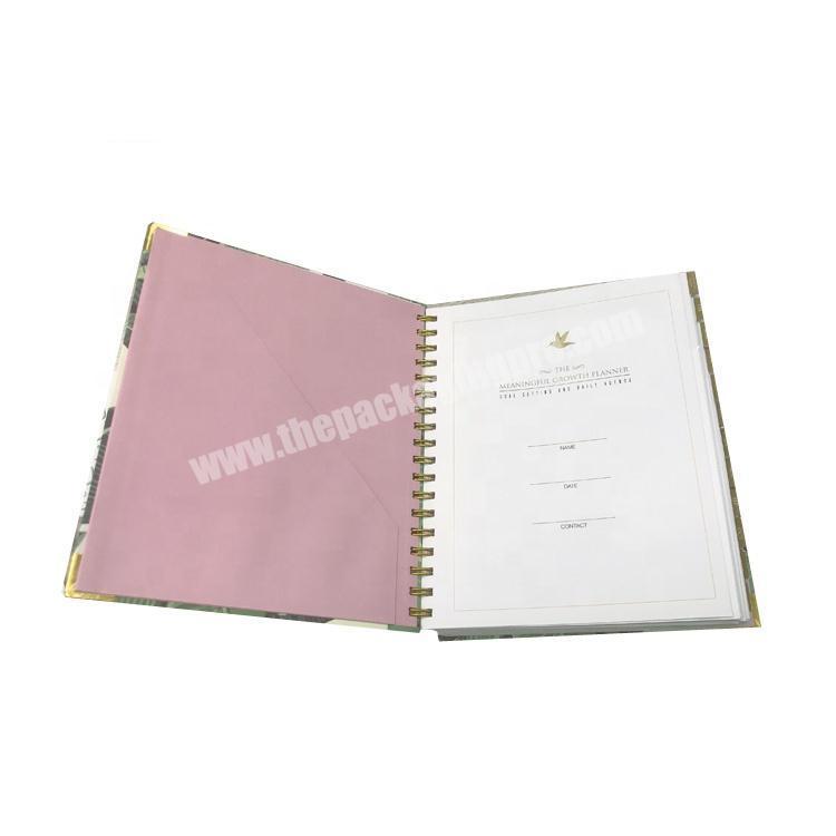 Wholesale Custom Notebook Printing Hardcover Diary Planner A5 Journal manufacturer