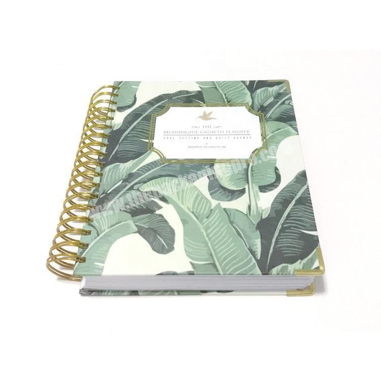 Wholesale Custom Notebook Printing Hardcover Diary Planner A5 Journal