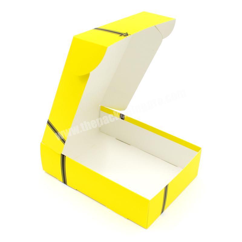Wholesale Custom Recycle Black Full Printed Packaging Foldable Paper Box For Baby Clothes